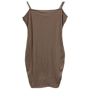 Fashion Nova Nude ribbed Dress Size L